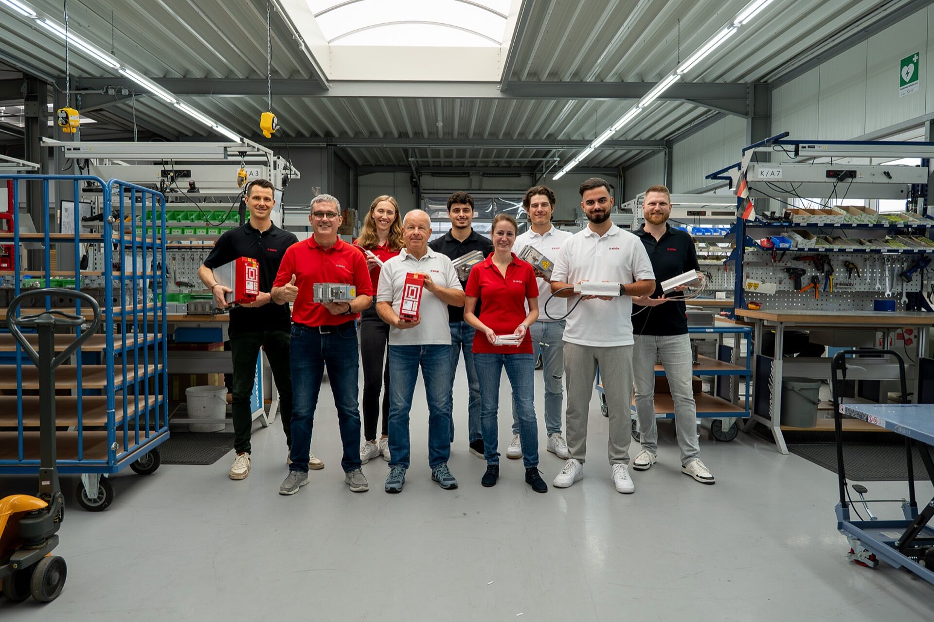 Team eines Unternehmens vor der Produktion — Imagefilm in Mannheim